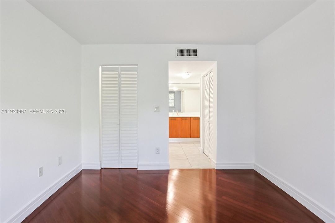 Master Bedroom with walk-in closet