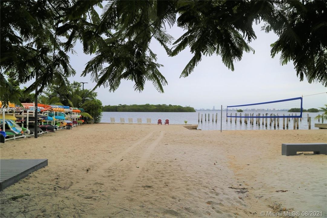 Kayak Ramp with your beach for bbqing and hanging out.