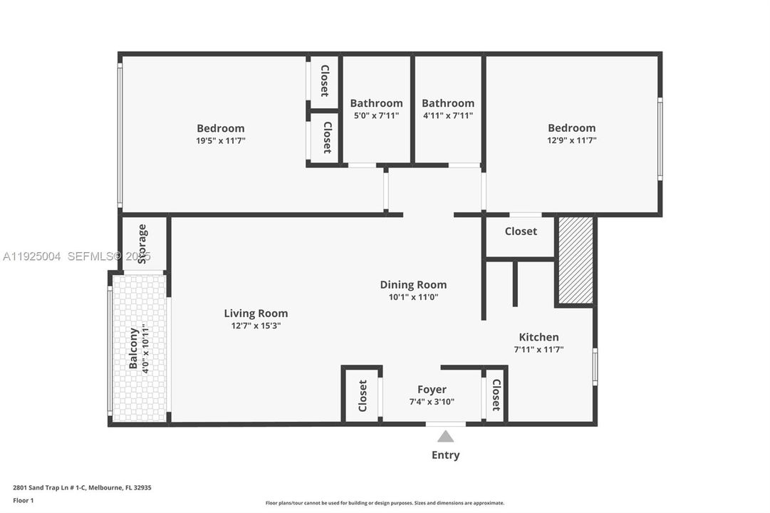 For Sale: $190,900 (2 beds, 2 baths, 1020 Square Feet)
