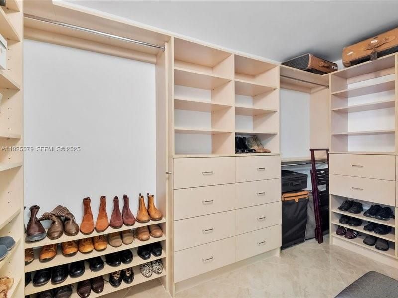 Large primary closet