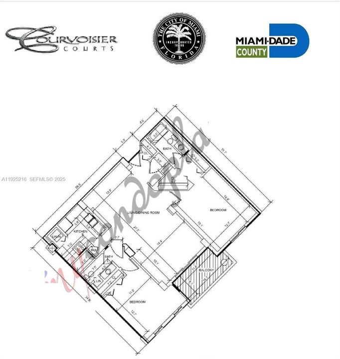 For Rent: $5,000 (2 beds, 2 baths, 1267 Square Feet)