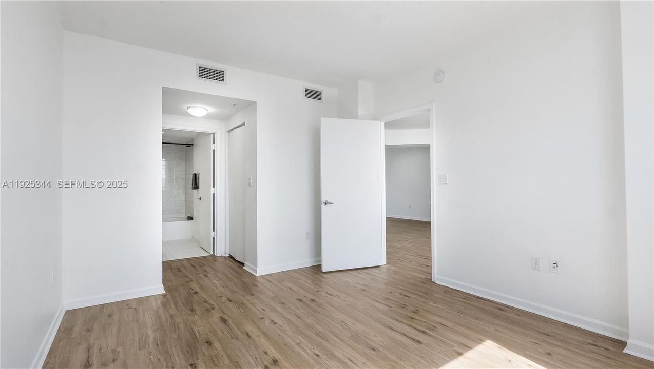 Private 2 Closets and Full Bath