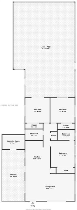 В аренду: $4,800 (3 спален, 2 ванн, 1152 Квадратных фут)
