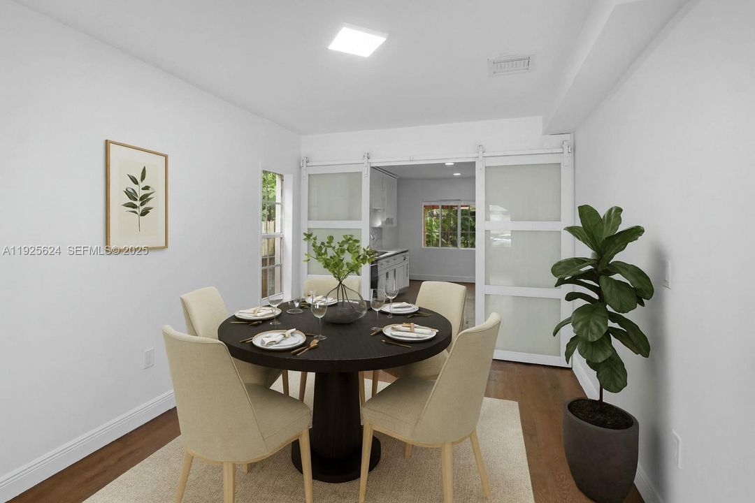 Staged Dining Room