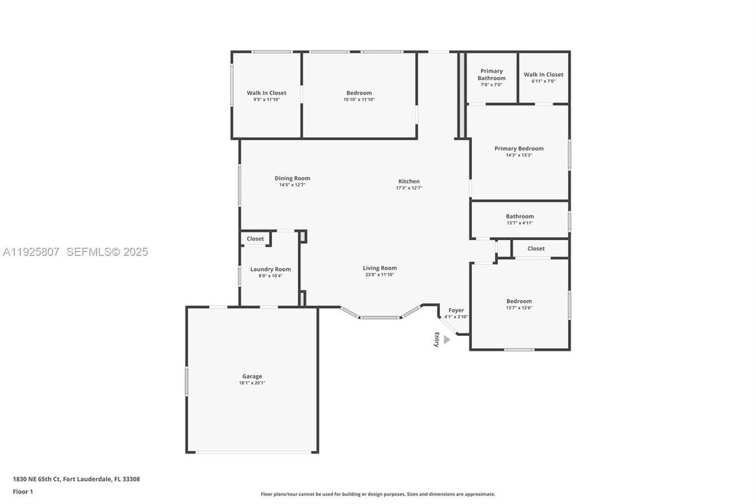 На продажу: $880,000 (3 спален, 2 ванн, 1870 Квадратных фут)