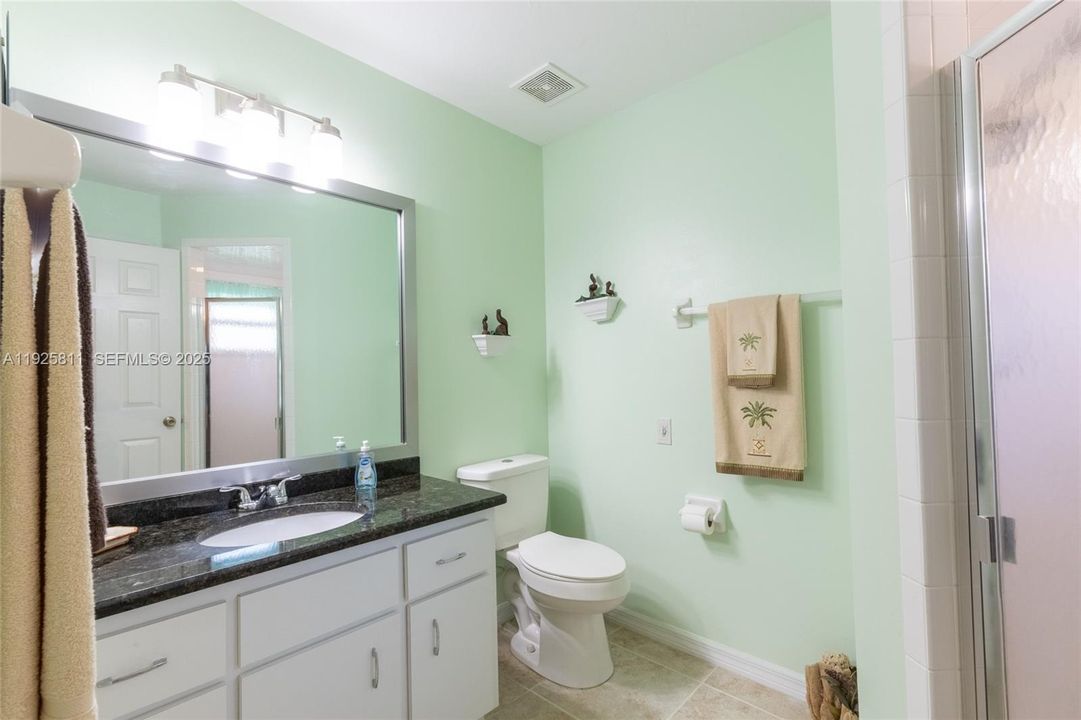 Shower only in master bathroom