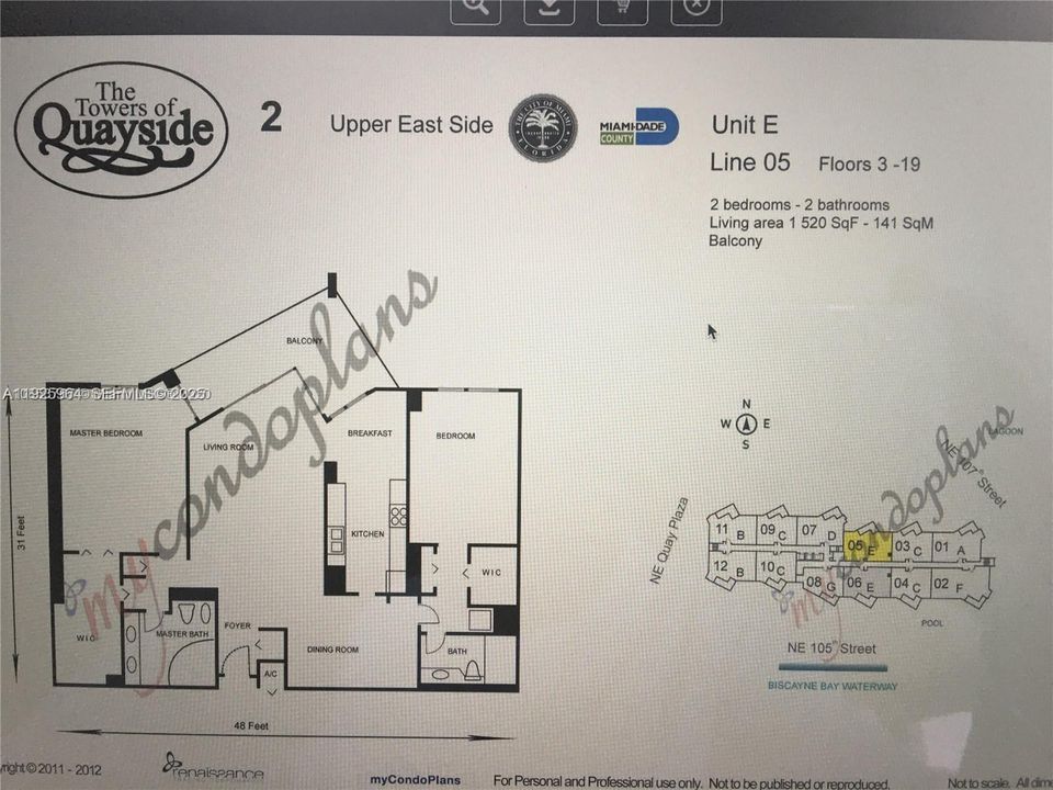 В аренду: $4,100 (2 спален, 2 ванн, 1520 Квадратных фут)