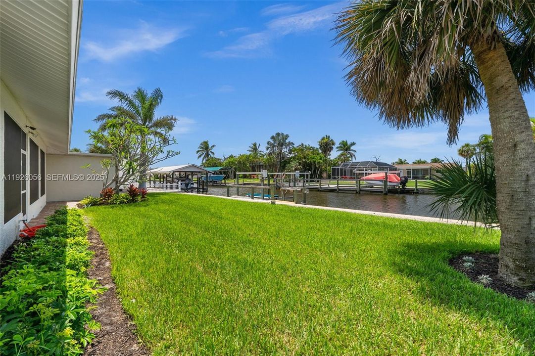 Large, South Facing yard with plenty of room for a pool