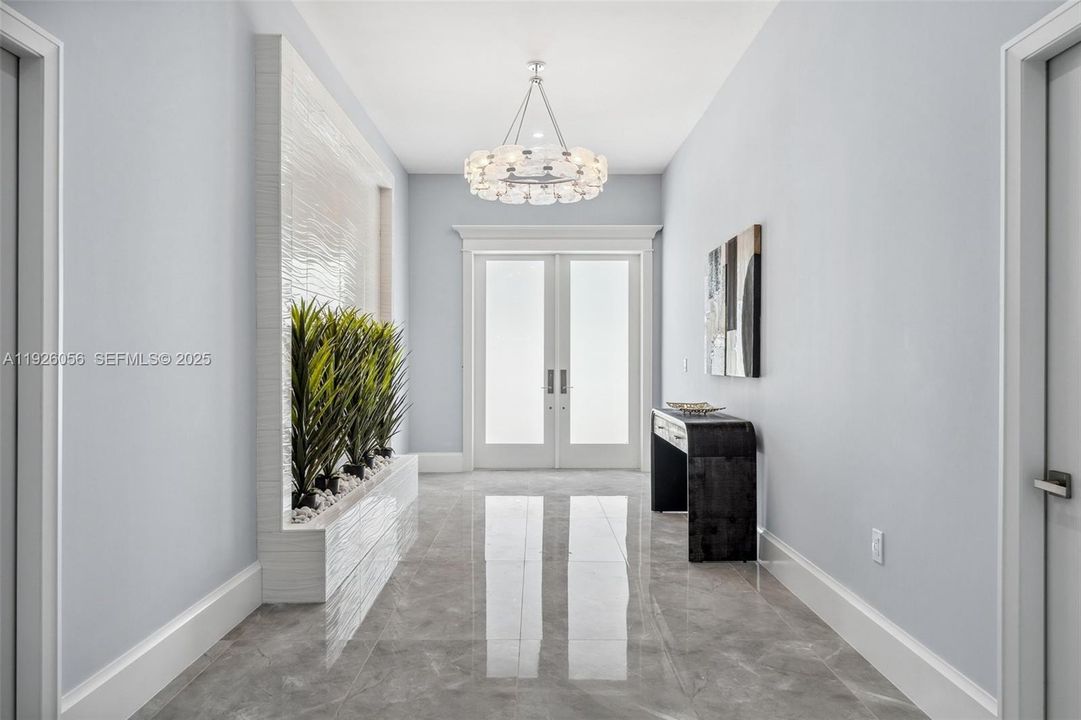 Bright, welcoming entry