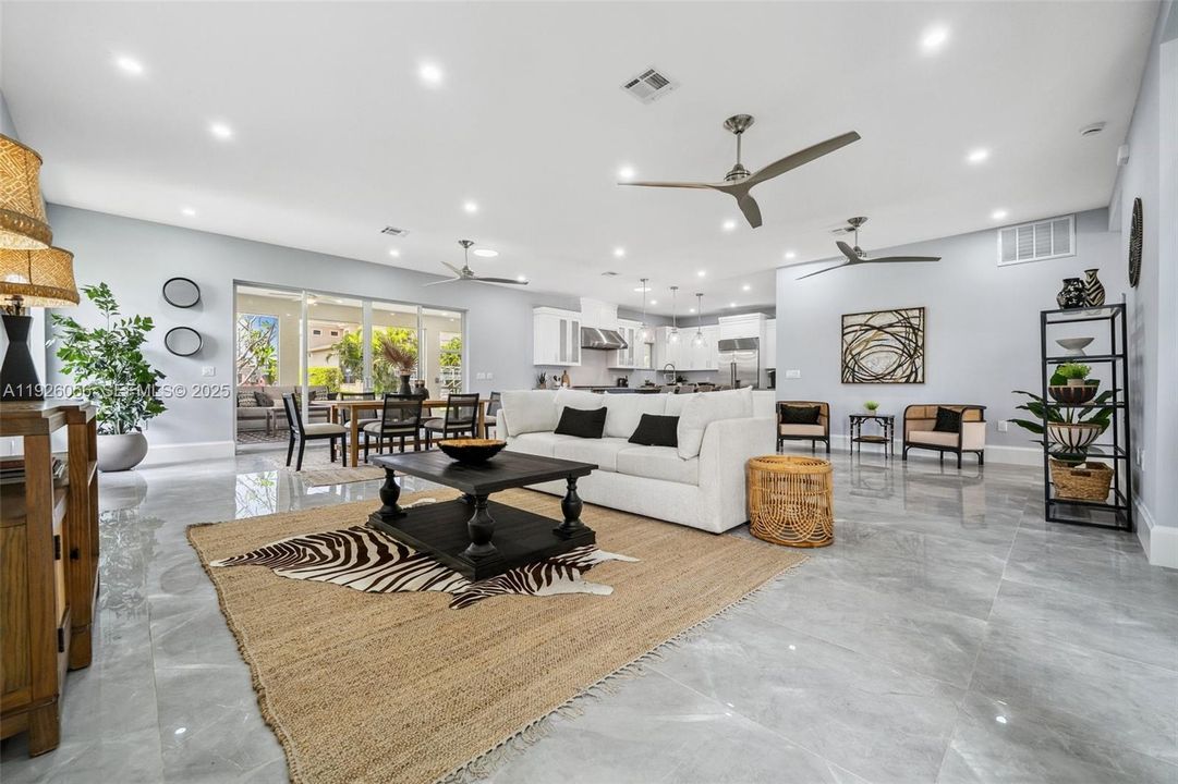 Elegant open concept design