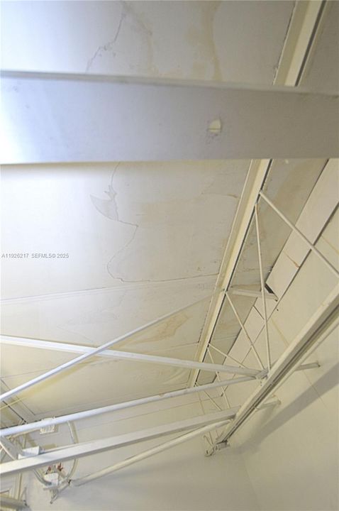 Ceiling over mezzanine