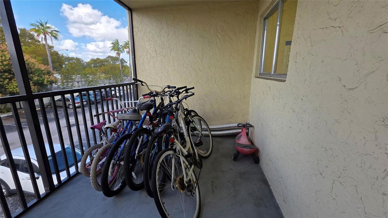 Bicycle Storage Area