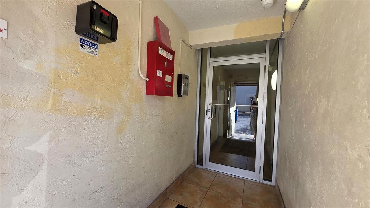 Secure entrance
