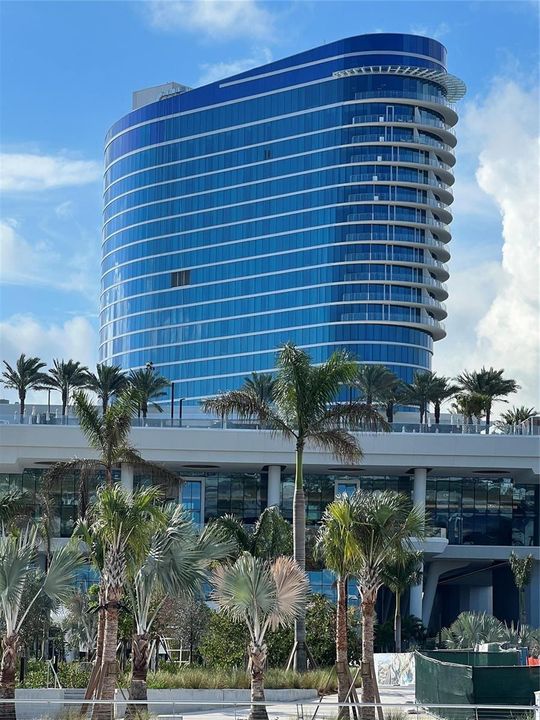 newest hotel/conv center blocks away