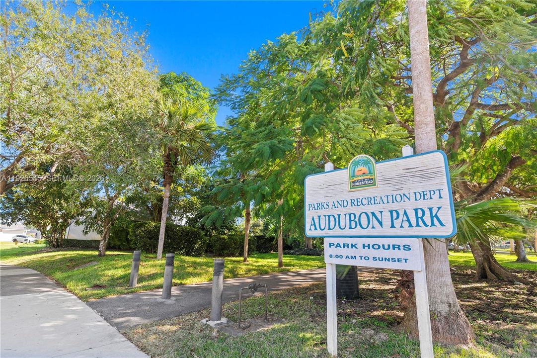 Steps from the community enjoy walkable access to one of the most beautiful parks in Homestead.