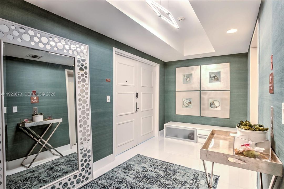 Private elevator entrance