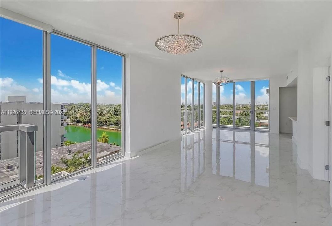 Living room facing Dining room area
