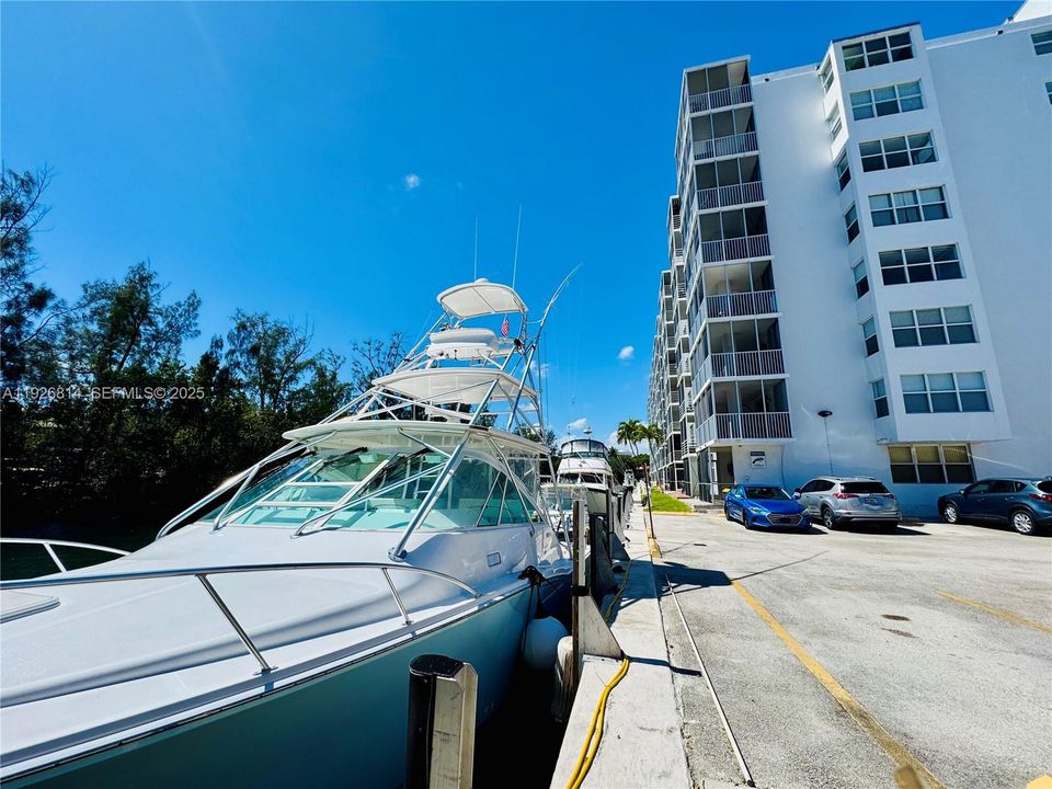 DOCK AREA & SIDE OF STRUCTURE