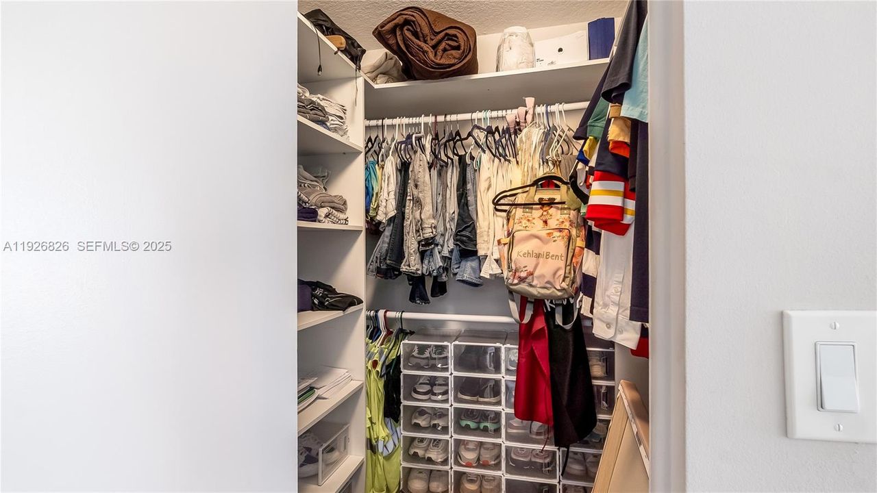 Master bedroom closet(1 of 2)