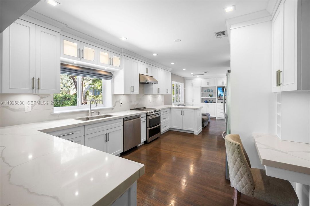 Work Station in Kitchen