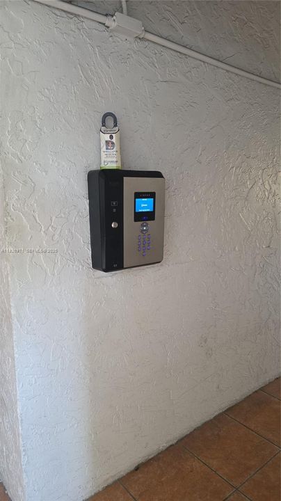 Intercom downstairs.