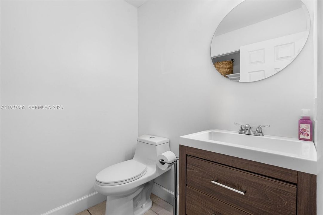 Half bath downstairs