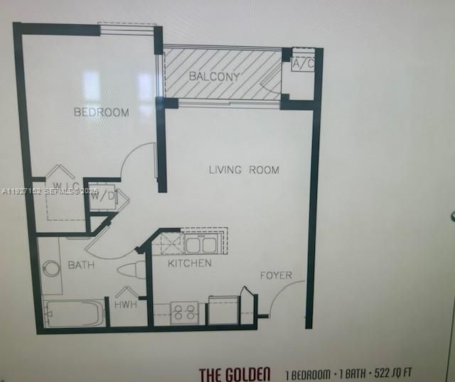 For Rent: $2,100 (1 beds, 1 baths, 522 Square Feet)