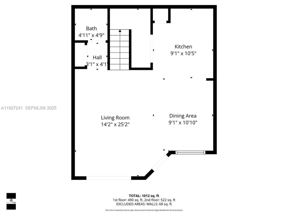 На продажу: $329,000 (2 спален, 2 ванн, 1100 Квадратных фут)