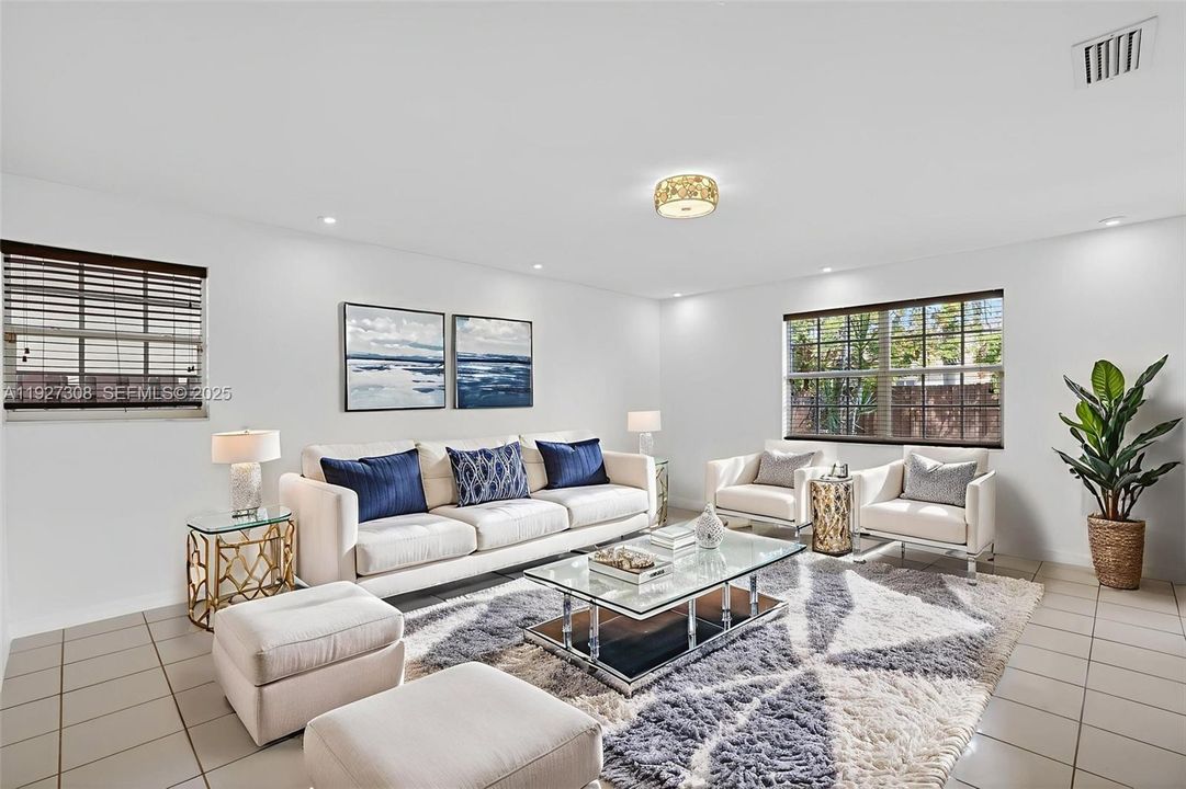 Virtual staging has been used in this photo to demonstrate potential furniture arrangement and scale. Actual condition and layout remain unchanged.