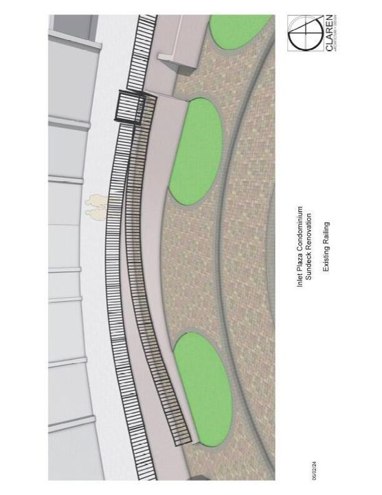 Inlet Plaza Post Railing Rendering pg. 3