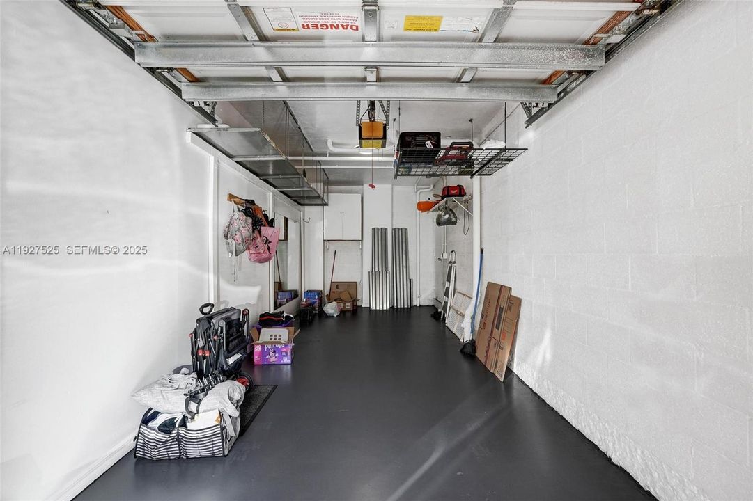 Parking spot in front of garage as well & entrance to home