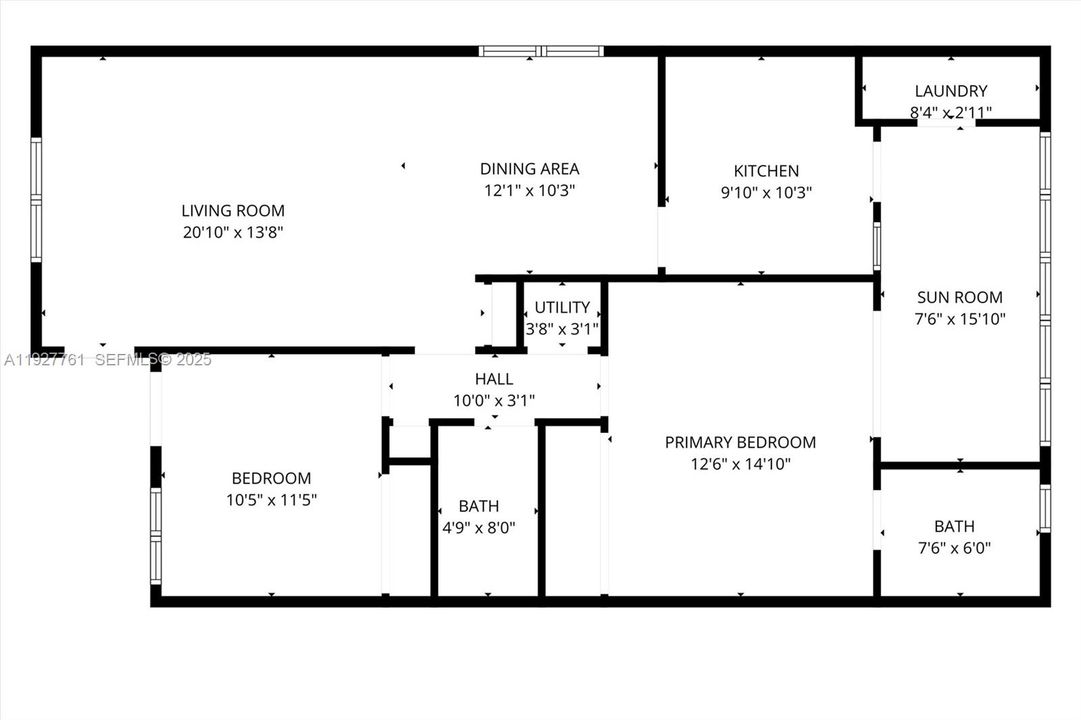 For Sale: $149,900 (2 beds, 2 baths, 910 Square Feet)