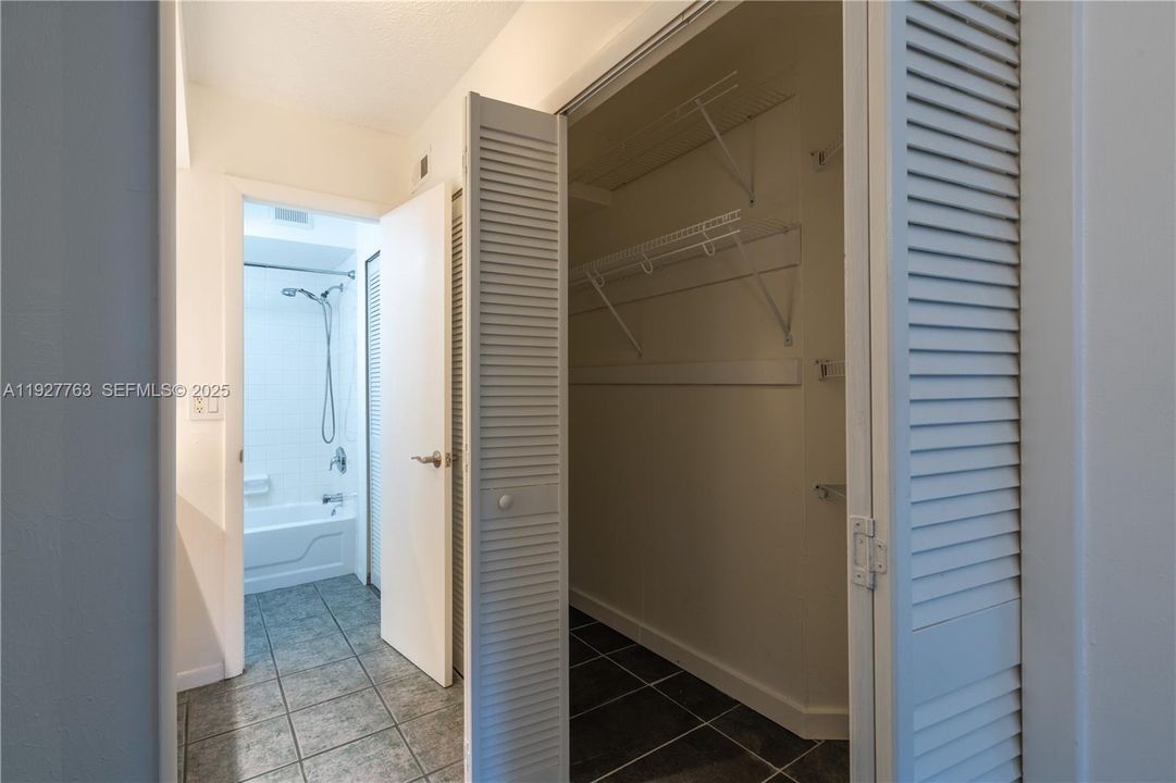 Master bedroom closet