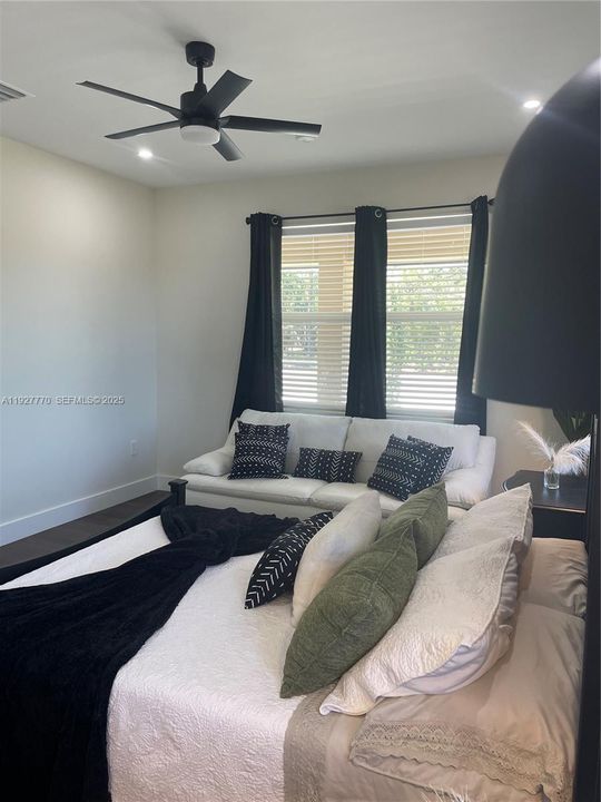 Master Bedroom facing sitting area