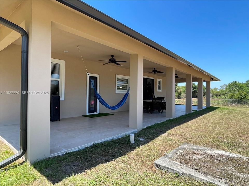 Rear View of Porch area