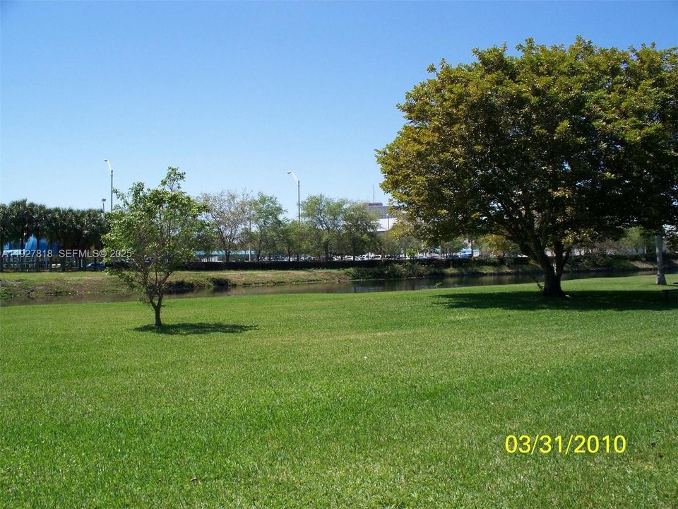 south side of property