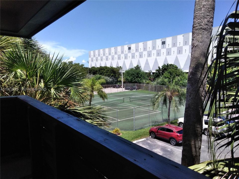 north view on balcony