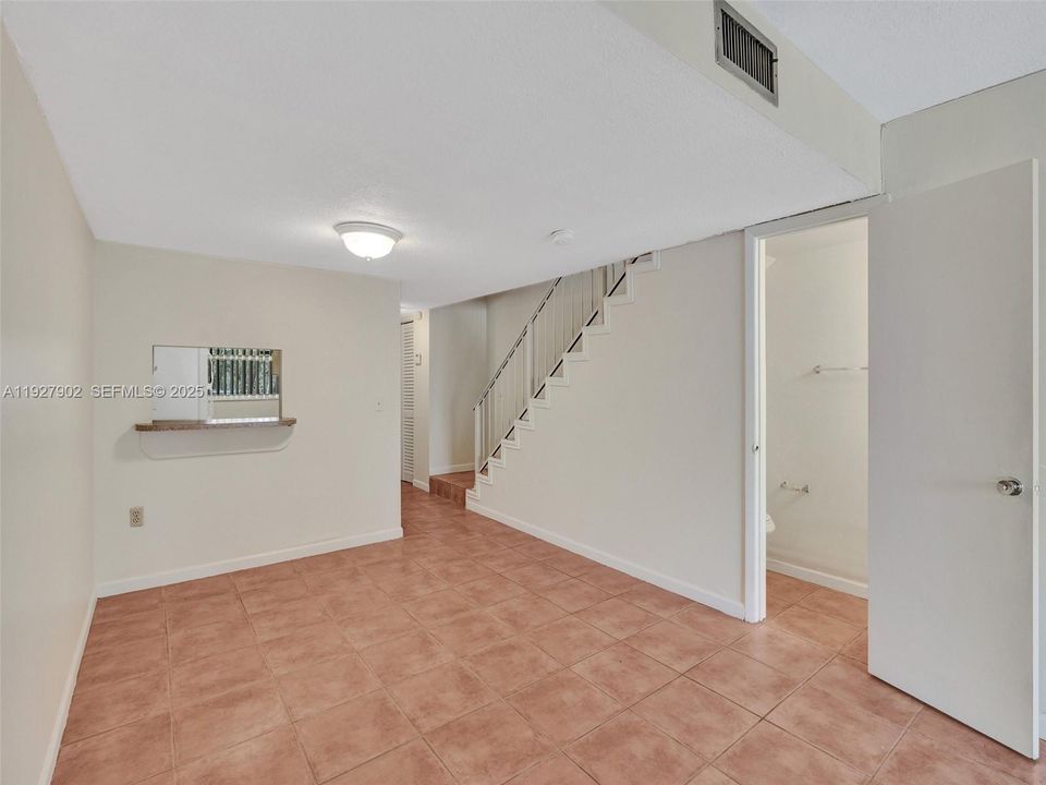 huge Living/dining area with passthrough to the updated kitchen