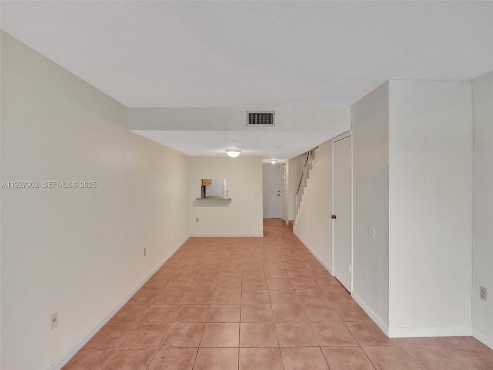 huge Living/dining area with passthrough to the updated kitchen