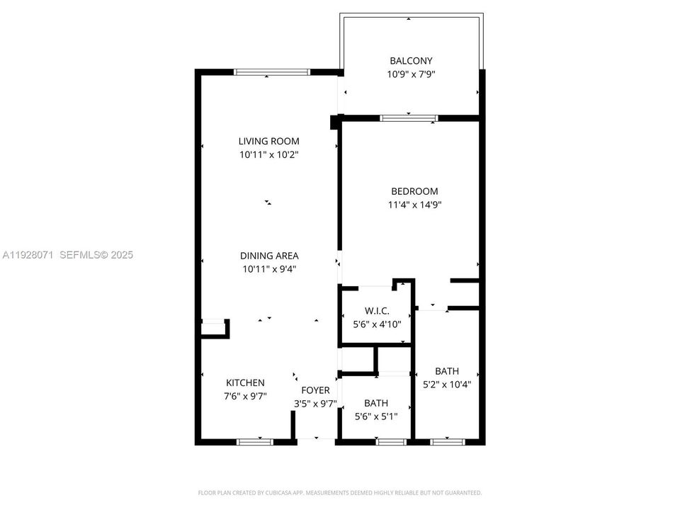 В аренду: $1,850 (1 спален, 1 ванн, 558 Квадратных фут)