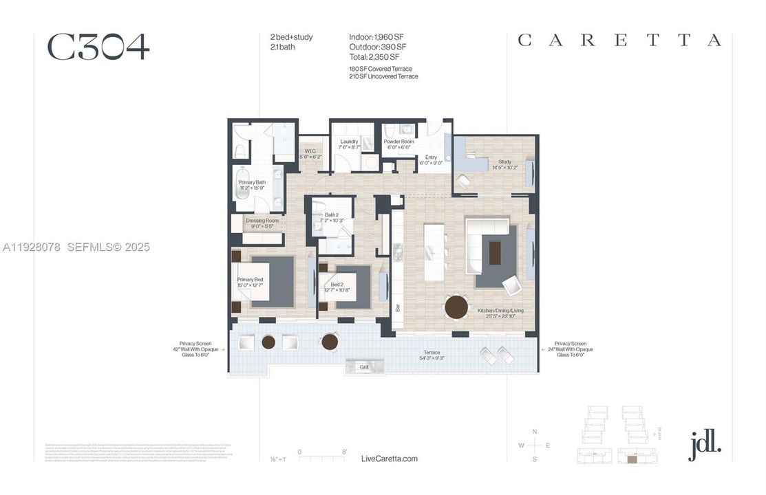 For Sale: $1,666,000 (2 beds, 2 baths, 1960 Square Feet)