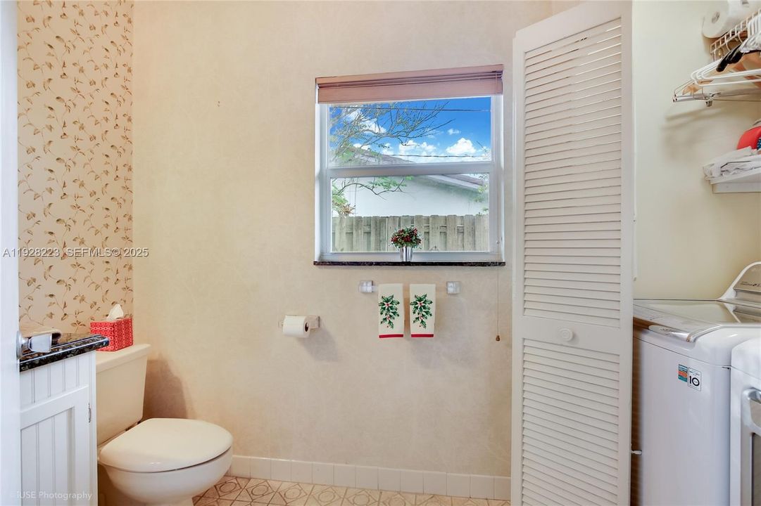 Laundry & half bath
