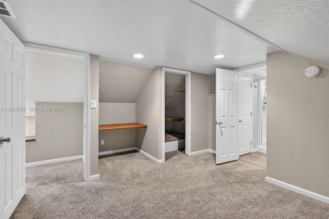 Closet/ den in the upstairs 4th bedroom