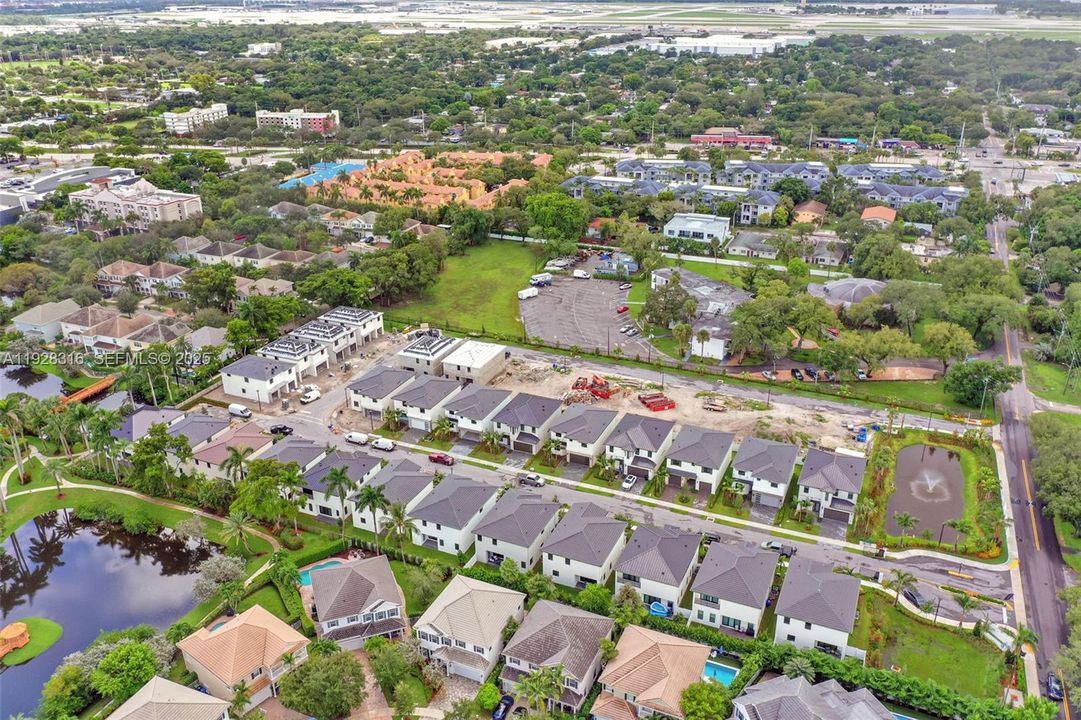 View to the FLL International Airport
