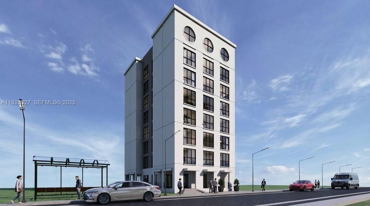 Rendering by Seller of 49 unit development proposed and in permitting with the City of Miami