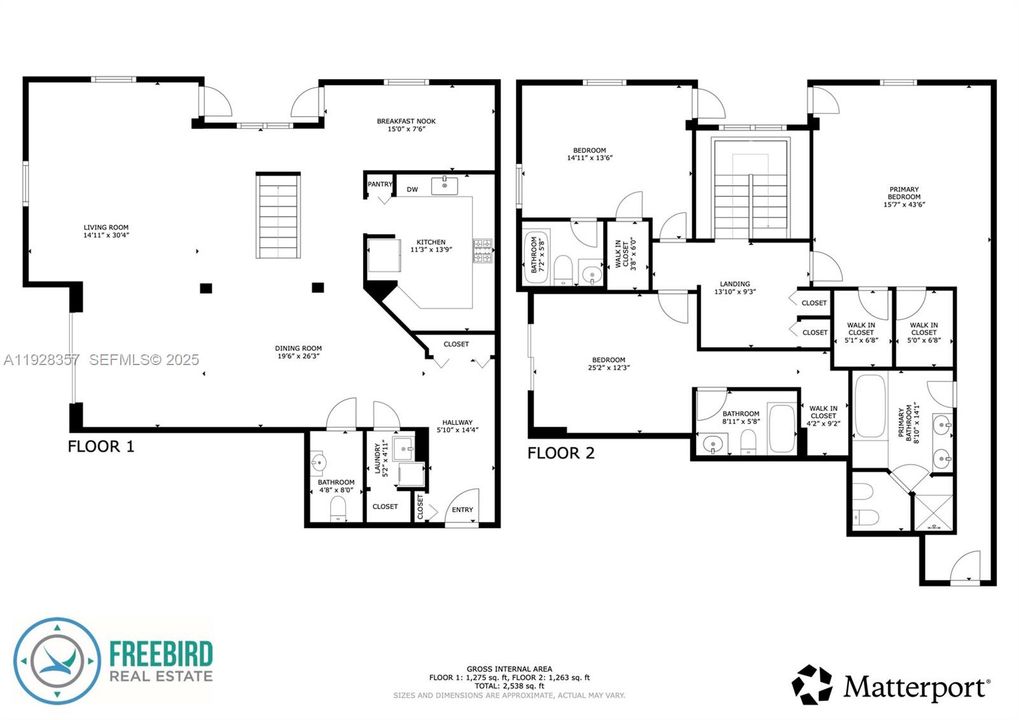 En Venta: $1,299,000 (3 camas, 3 baños, 2600 Pies cuadrados)