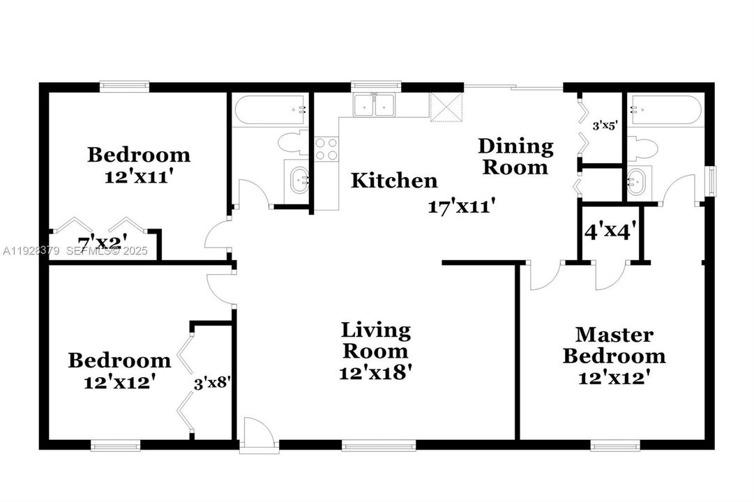 В аренду: $2,355 (3 спален, 2 ванн, 1056 Квадратных фут)