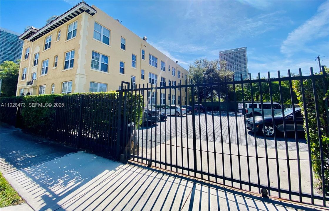 Secured Gated Paved Parking Lot