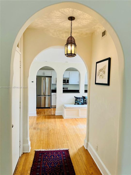 Entrance of the apartment