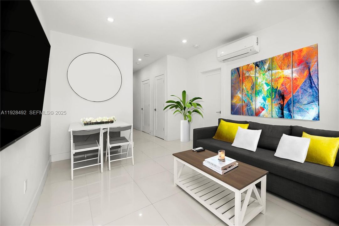 Living Room View from Main Entrance